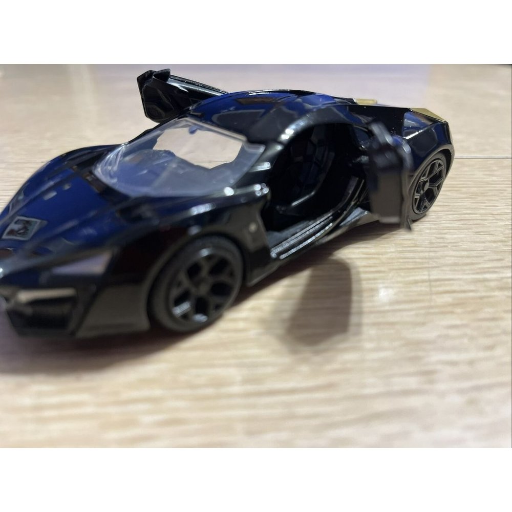 Scale 1/32 Lykan Hypersport Alloy Diecast 31270 Black Toy Car - Picture 9 of 9